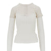 cotton and lyocell double-layer t-shirt