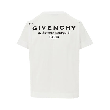 GIVENCHY XS givenchy stamp print t-shirt