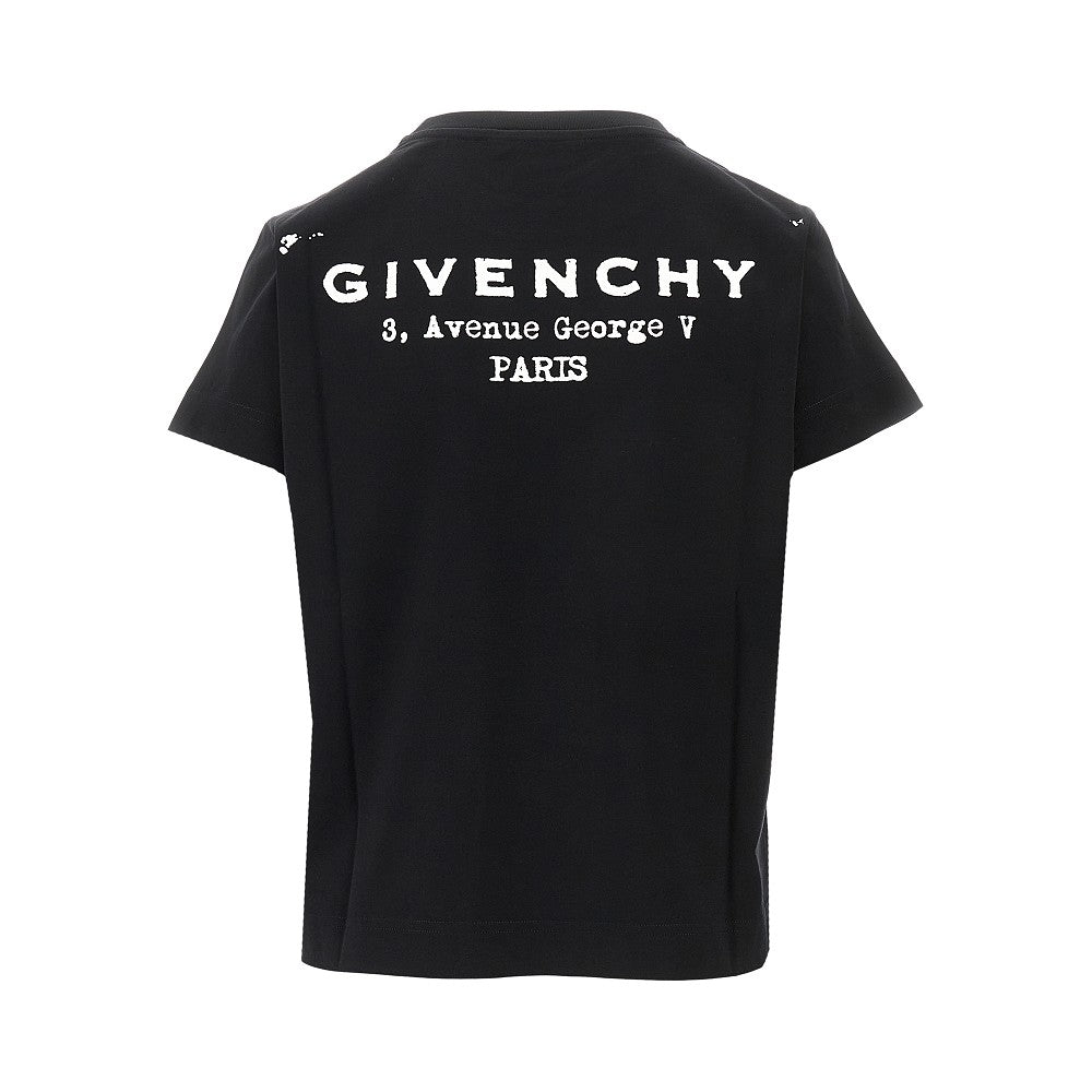 GIVENCHY XS givenchy stamp print t-shirt