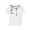 deconstructed crystals print t-shirt