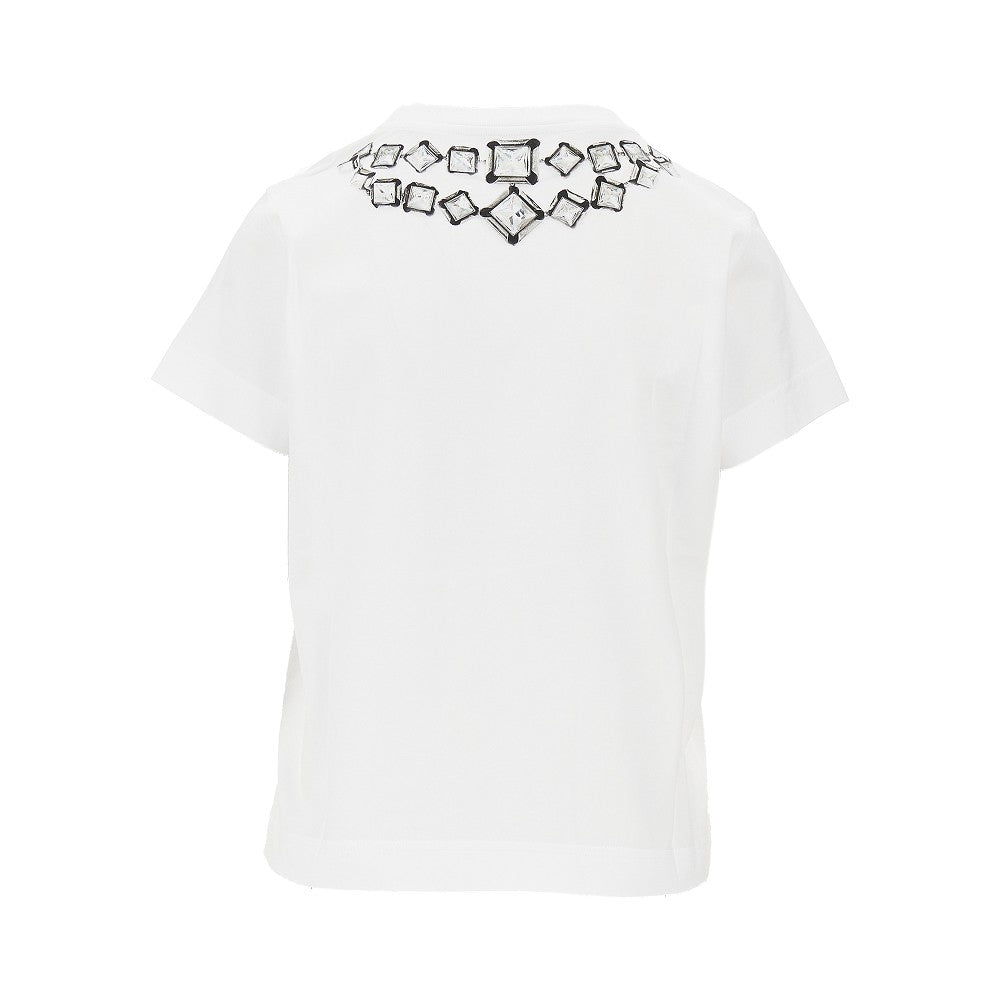 deconstructed crystals print t-shirt