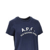 vintage effect logo embroidery t-shirt