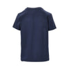 vintage effect logo embroidery t-shirt