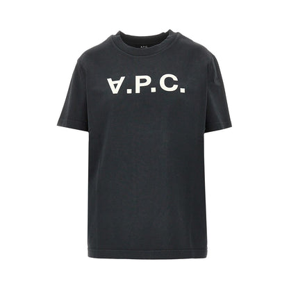 A.P.C. XS flocked logo t-shirt