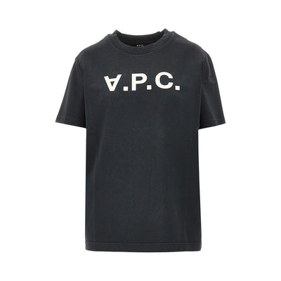 flocked logo t-shirt