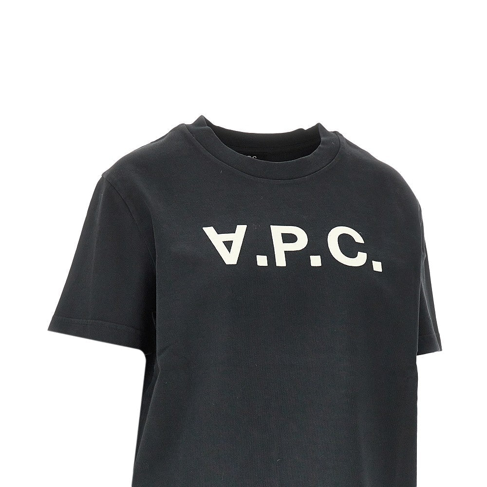 A.P.C. XS flocked logo t-shirt