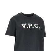 A.P.C. XS flocked logo t-shirt
