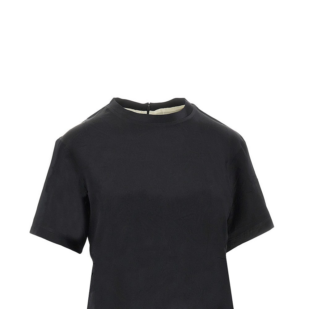 PHOEBE PHILO 38 stretch silk graphic t-shirt