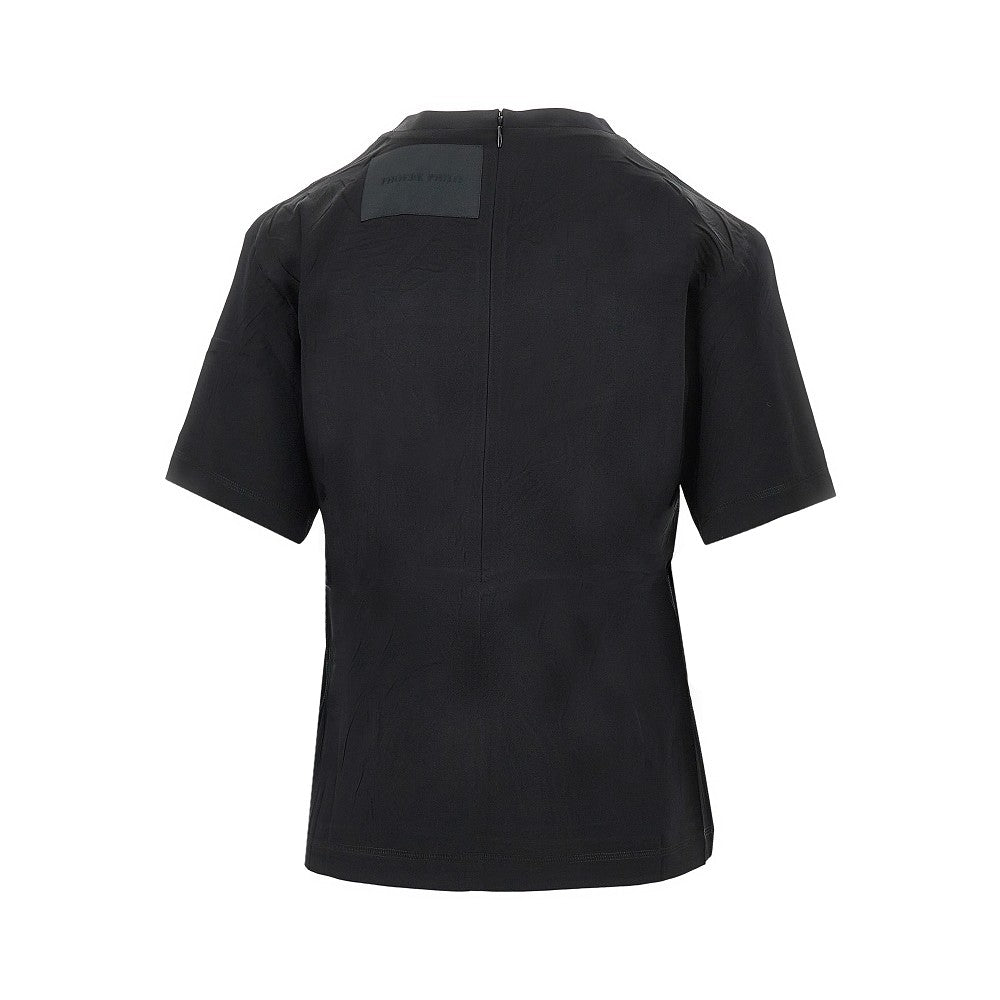 PHOEBE PHILO 38 stretch silk graphic t-shirt