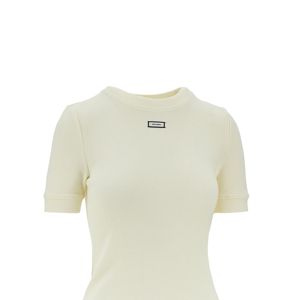 ENTIRE STUDIOS L lounge ribbed t-shirt