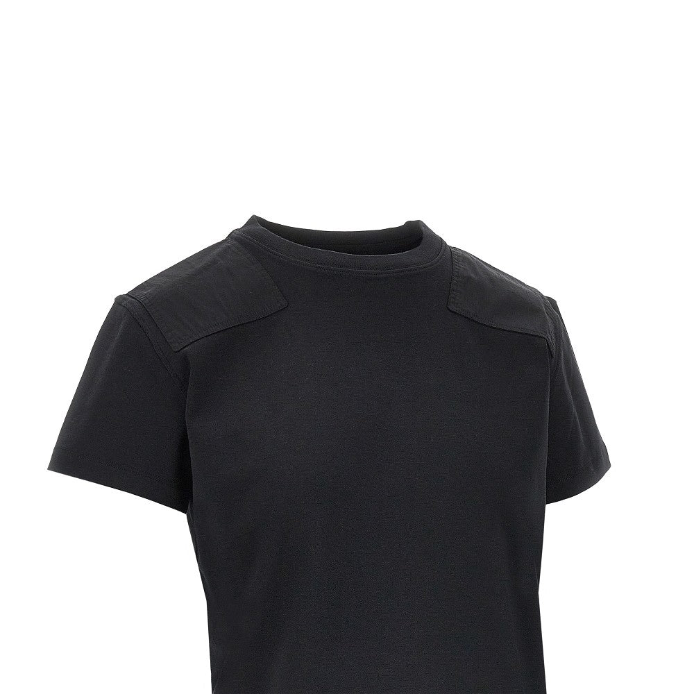 cotton and lyocell t-shirt with patch
