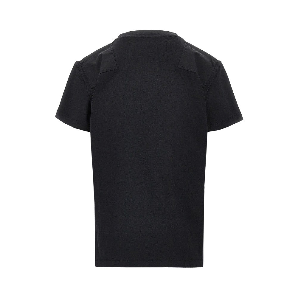 cotton and lyocell t-shirt with patch