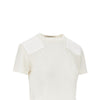 cotton and lyocell t-shirt with patch
