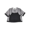 silk organdy top