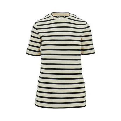 JIL SANDER XS striped cotton t-shirt