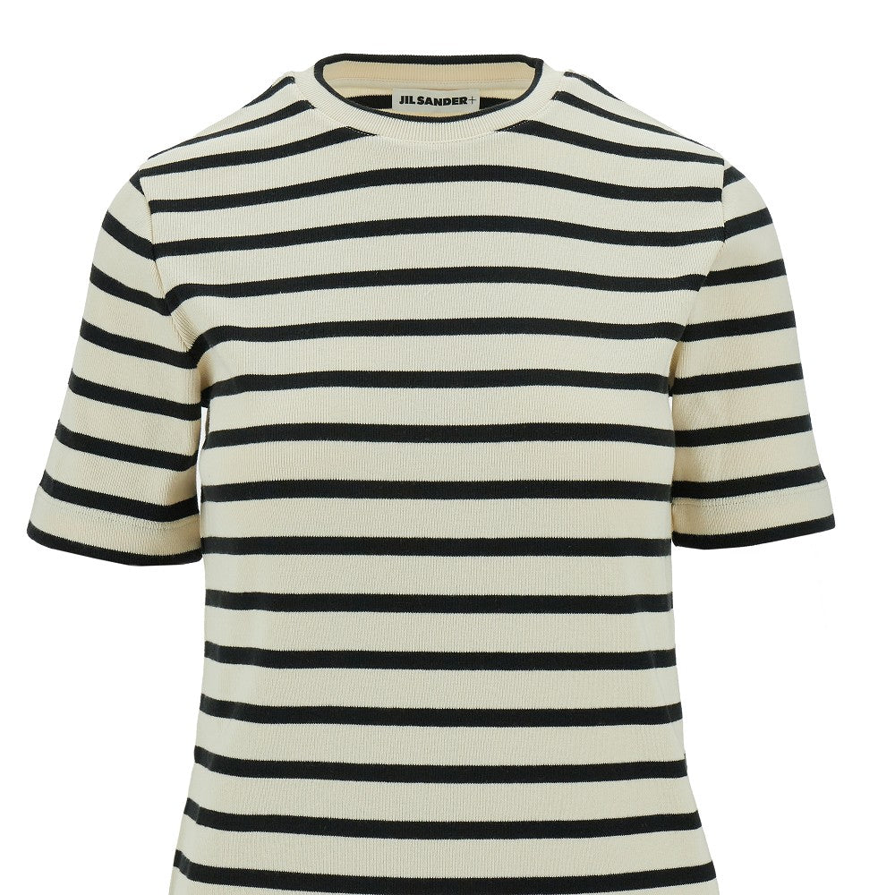 JIL SANDER XS striped cotton t-shirt