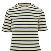 JIL SANDER XS striped cotton t-shirt