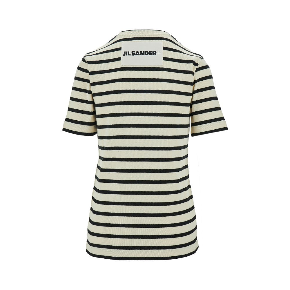 JIL SANDER XS striped cotton t-shirt