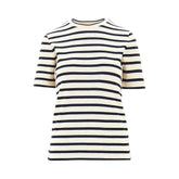 JIL SANDER XS striped cotton t-shirt