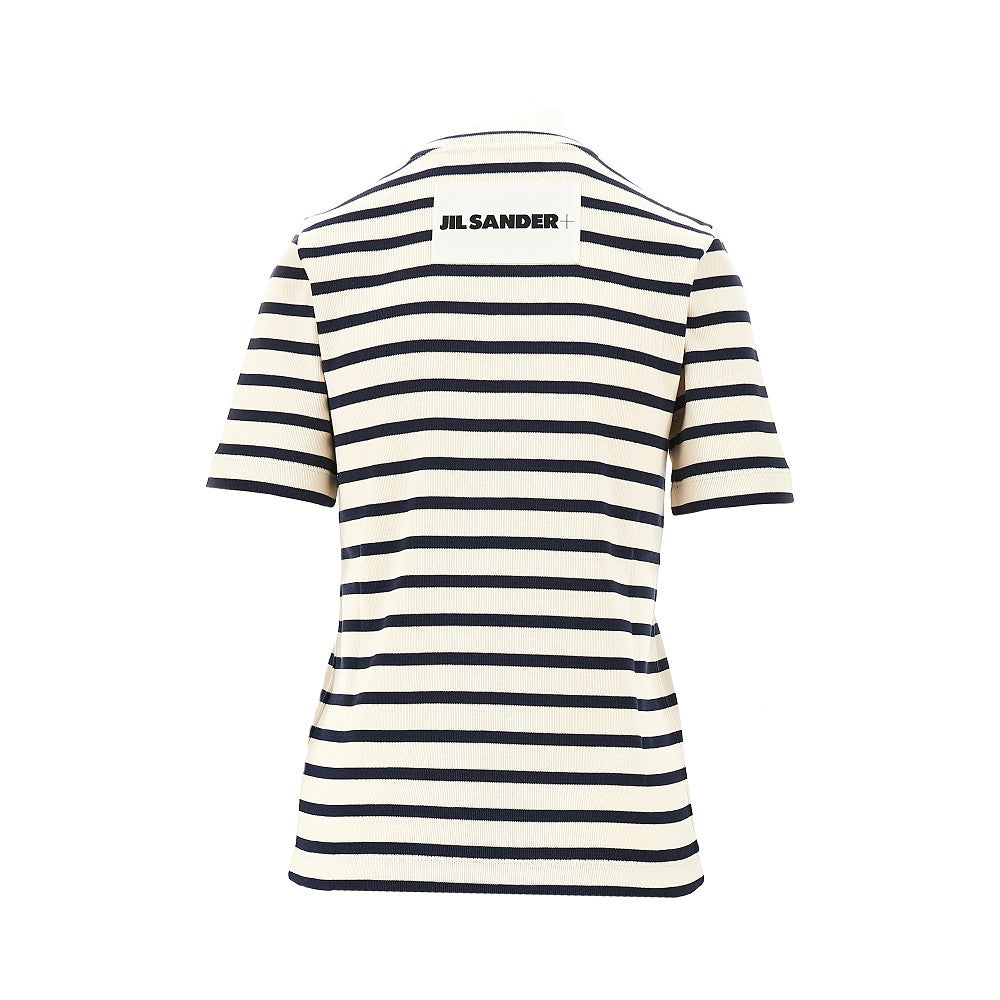 JIL SANDER XS striped cotton t-shirt