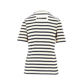 JIL SANDER XS striped cotton t-shirt