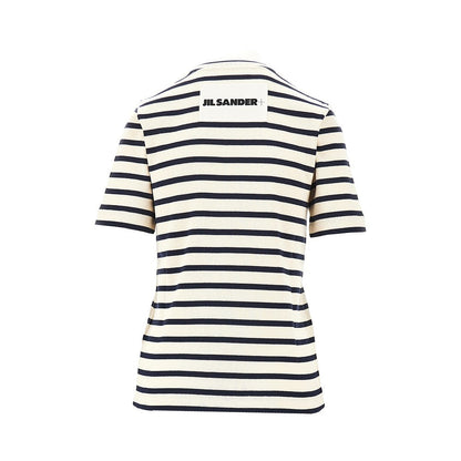 JIL SANDER XS striped cotton t-shirt