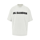 JIL SANDER S logo print oversized t-shirt