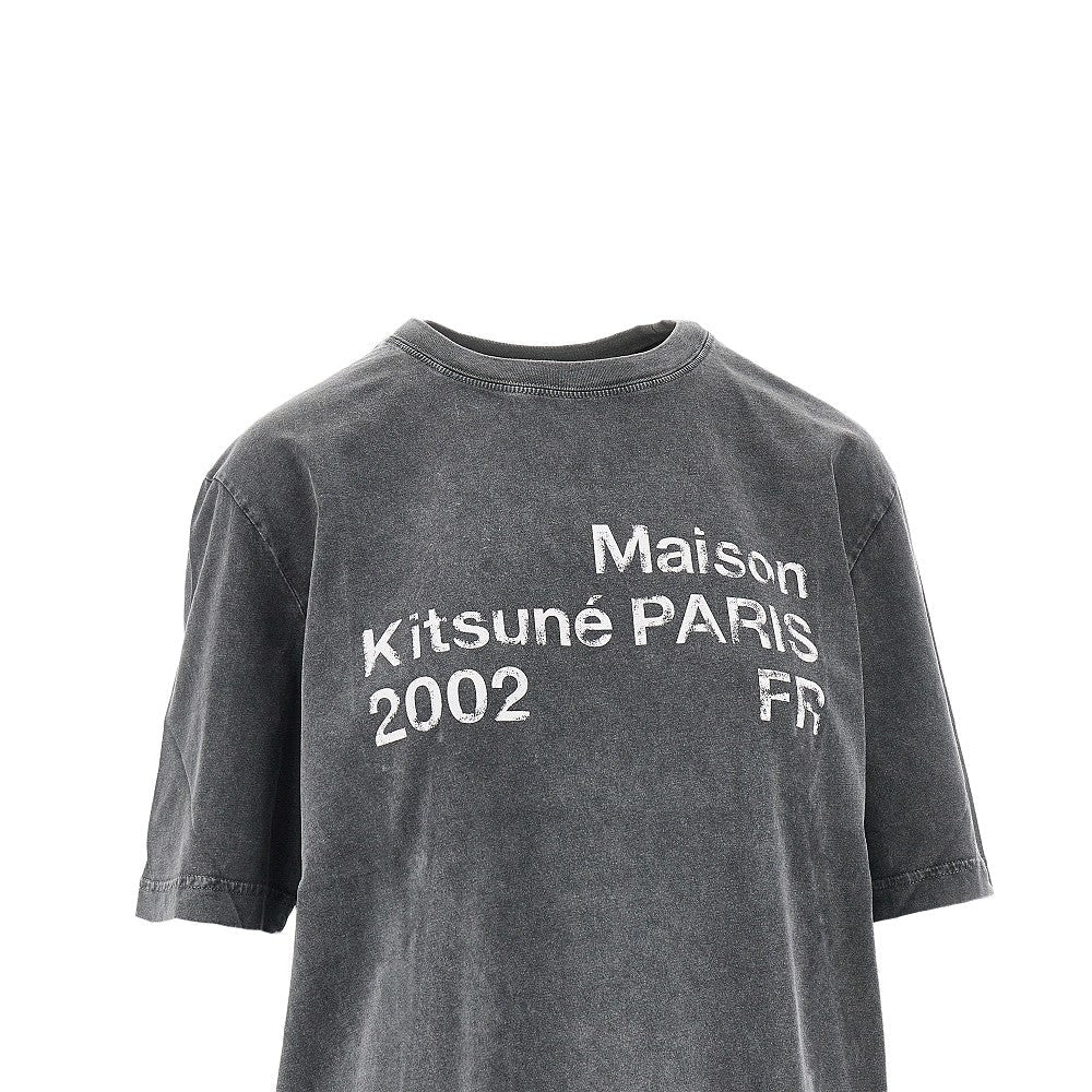 maison kitsuné paris 2002 print t-shirt