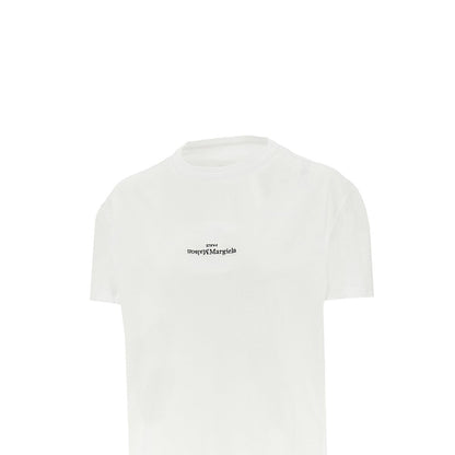 MAISON MARGIELA 42 upside down logo embroidery t-shirt