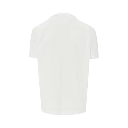 MAISON MARGIELA 42 upside down logo embroidery t-shirt