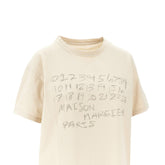 MAISON MARGIELA XS numeric handwritting print t-shirt