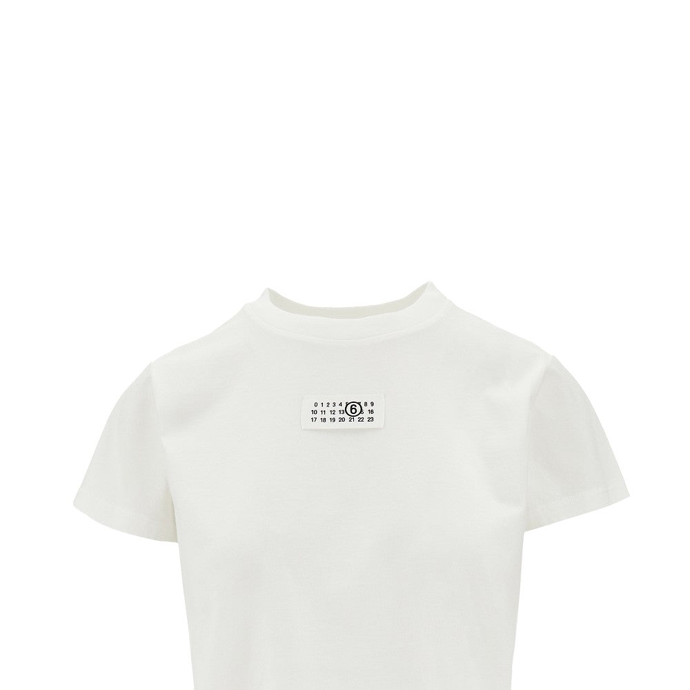 MM6 XS logo label t-shirt