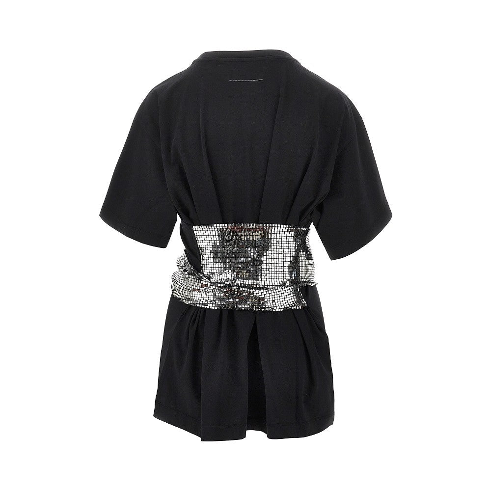 MM6 S t-shirt with metallized gloves