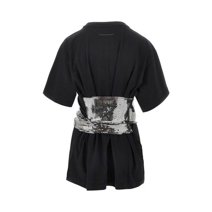 MM6 S t-shirt with metallized gloves