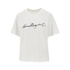 calligraphic print t-shirt