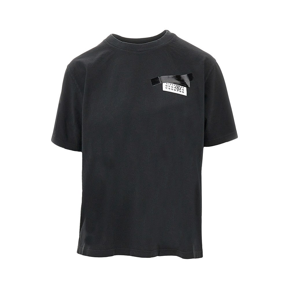 MM6 M trompe loeil print label t-shirt