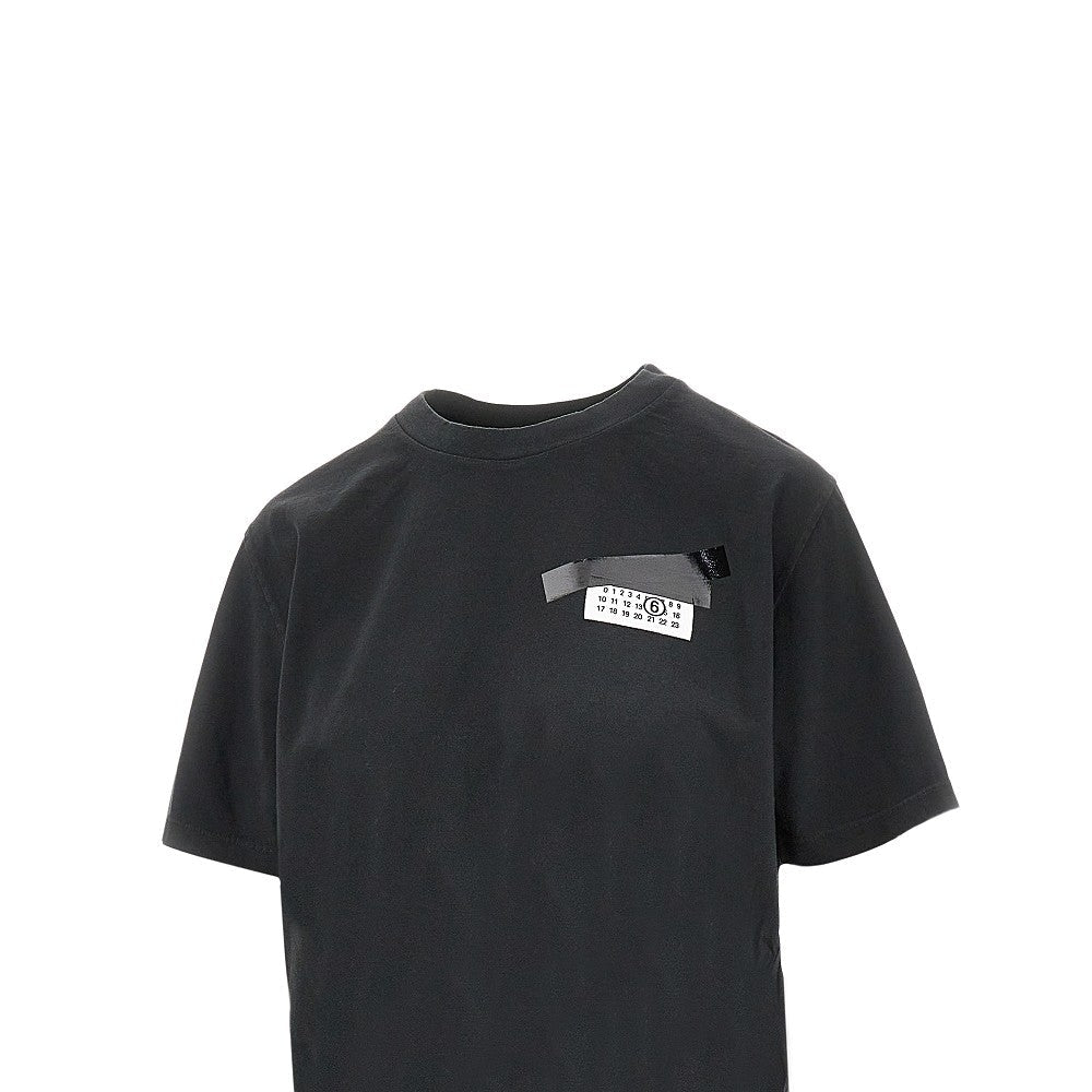 MM6 M trompe loeil print label t-shirt