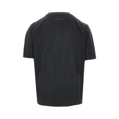 MM6 M trompe loeil print label t-shirt