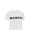 flocked print t-shirt