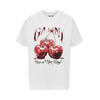 cherry print relaxed fit t-shirt