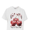 cherry print relaxed fit t-shirt