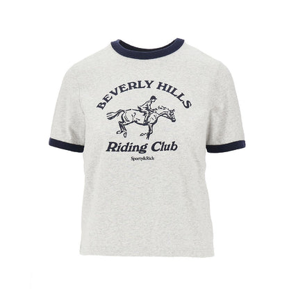 SPORTY AND RICH S bh riding club t-shirt