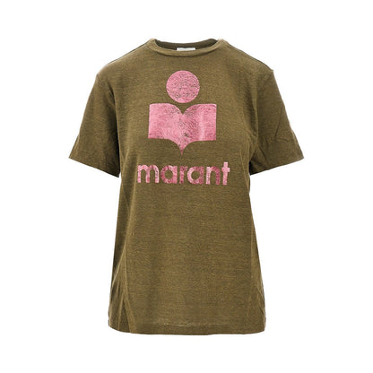 ISABEL MARANT ETOILE XS zewel linen t-shirt