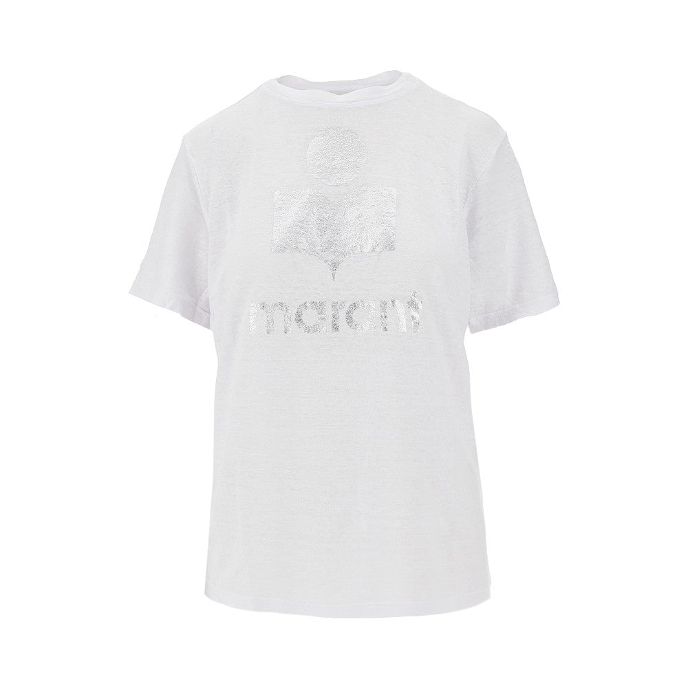 ISABEL MARANT ETOILE XS zewel linen t-shirt