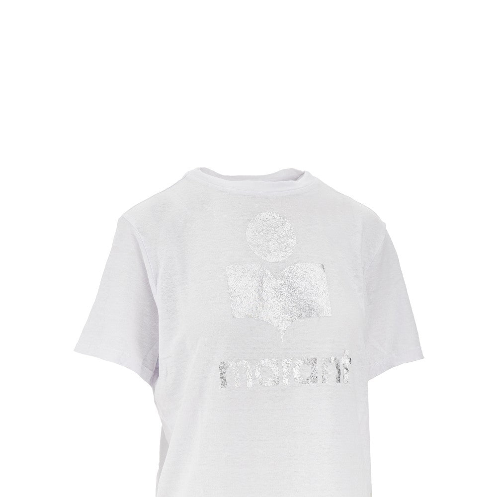 ISABEL MARANT ETOILE XS zewel linen t-shirt