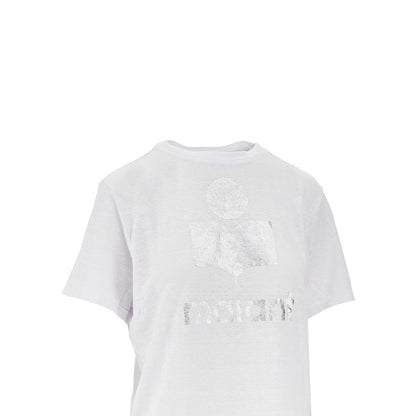 ISABEL MARANT ETOILE XS zewel linen t-shirt