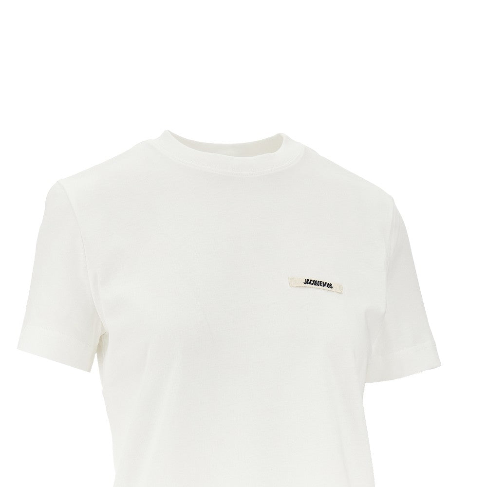 JACQUEMUS XXS gros grain cotton t-shirt