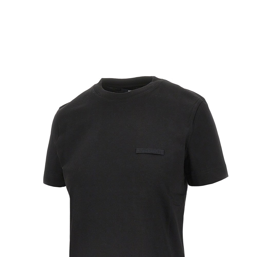 JACQUEMUS XS gros grain cotton t-shirt
