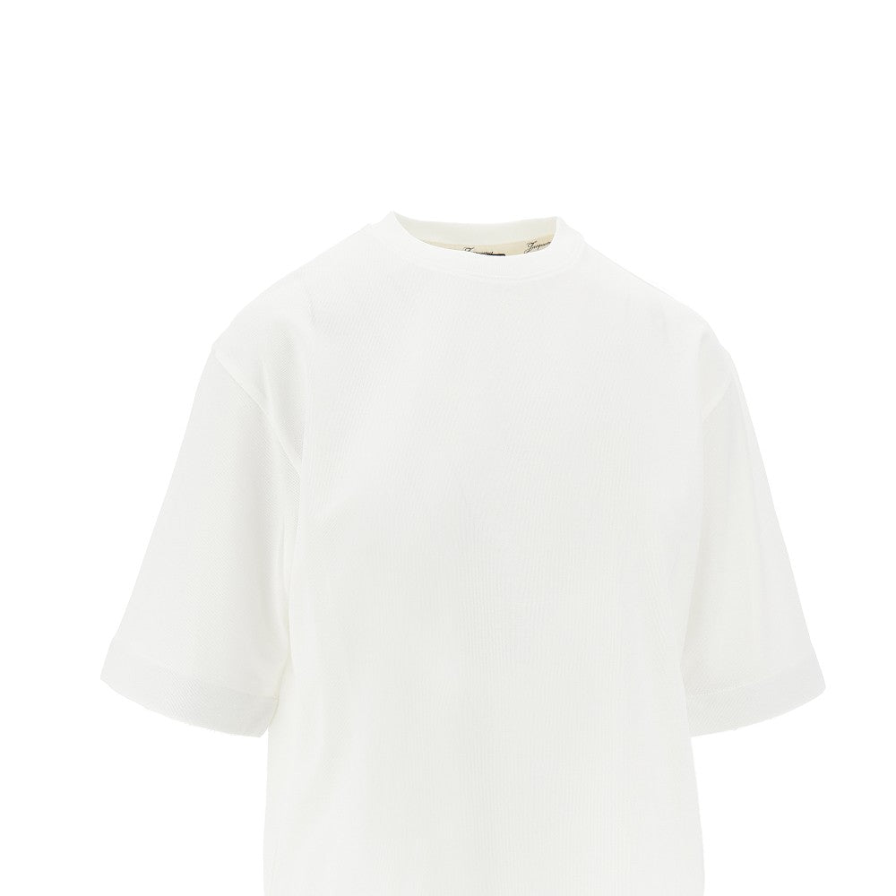 JACQUEMUS M ventadou t-shirt with paper effect