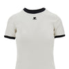 cotton t-shirt with contrasting trims